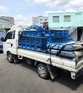 생수 배송 차량